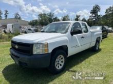 2010 Chevrolet Silverado 1500 Extended-Cab Pickup Truck Runs & Moves) (Jump To start, Seat Torn,