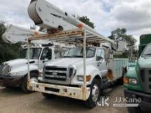 (Shakopee, MN) Altec AA55E, Material Handling Bucket Truck rear mounted on 2008 Ford F750 Utility Tr
