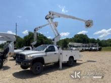 (Grove City, OK) Altec AT37G, Articulating & Telescopic Bucket Truck mounted behind cab on 2008 Dodg