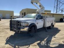 (Huron, SD) HiRanger LTM-40M, Articulating & Telescopic Material Handling Bucket Truck mounted behin