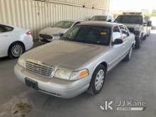 2008 Ford Crown Victoria Police Interceptor 4-Door Sedan Runs & Moves