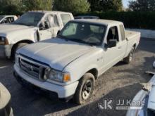 2009 Ford Ranger Extended-Cab Pickup Truck Bad Tire, Bad Battery, Engine Turns Over, Not Running