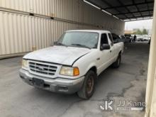 2001 Ford Ranger Extended-Cab Pickup Truck Runs & Moves, Headlights Are Not Working, Has Check Gage 