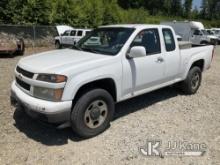 2011 Chevrolet Colorado 4x4 Extended-Cab Pickup Truck Runs & Moves) (Fuel Leak, Do Not Start, Rusted