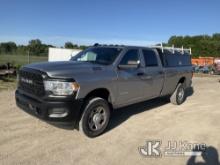 2022 RAM 2500 4x4 Crew-Cab Pickup Truck Runs, Moves, Cracked Windshield, Tailgate In Bed
