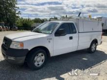 2008 Ford F150 Pickup Truck Not Running, No Crank, Drivetrain Condition Unknown, Cracked Windshield,