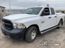 2015 RAM 1500 4x4 Extended-Cab Pickup Truck Runs & Moves, Body & Rust Damage, No Driver Window