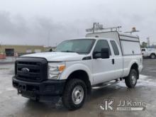 2015 Ford F250 4x4 Extended-Cab Pickup Truck Runs & Moves, Body & Rust Damage, Missing Rear Seat