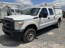 2015 Ford F250 4x4 Crew-Cab Pickup Truck Runs & Moves, Body & Rust Damage, Ck Eng. Light On, Fuel Is
