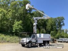 Altec LR760-E70, Over-Center Elevator Bucket Truck mounted behind cab on 2014 Freightliner M2 106 Ch