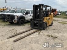 (Charlotte, MI) 2012 Caterpillar GC70K Rubber Tired Forklift Runs, Moves, Operates, LPG Tank Not Inc