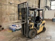 2013 Caterpillar 2P5000 Solid Tired Forklift Runs, Moves & Operates