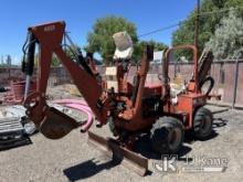 2001 Ditch Witch 5700DD Rubber Tired Trencher Runs, Moves & Operates.