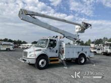 Altec AA55E-MH, Material Handling Bucket Truck rear mounted on 2010 Freightliner M2 106 Utility Truc
