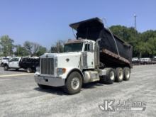 2005 Peterbilt 378 T/A Dump Truck Runs, Moves & Dump Operates) (Jump To Start, Body Damage