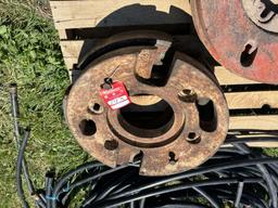 TRACTOR WEIGHTS, (2)