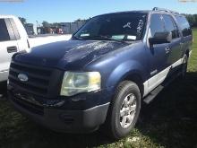 7-10237 (Cars-SUV 4D)  Seller: Gov-Pinellas County Sheriffs Ofc 2007 FORD EXPEDI