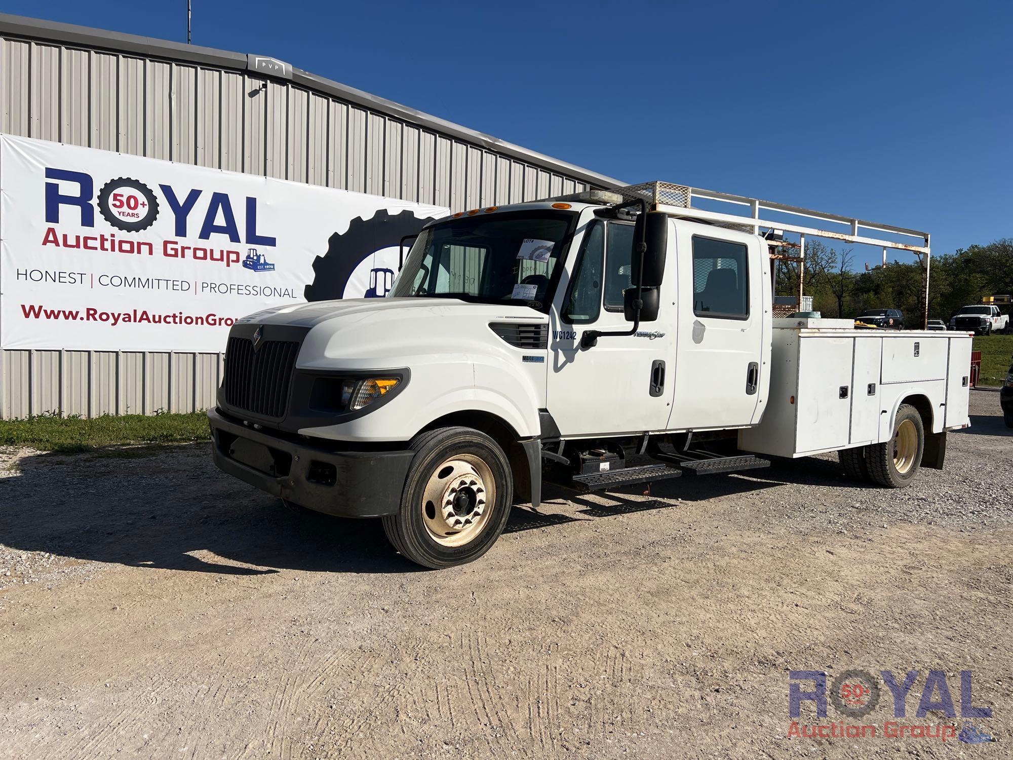 2013 International Terra Star Crew Cab Service Truck