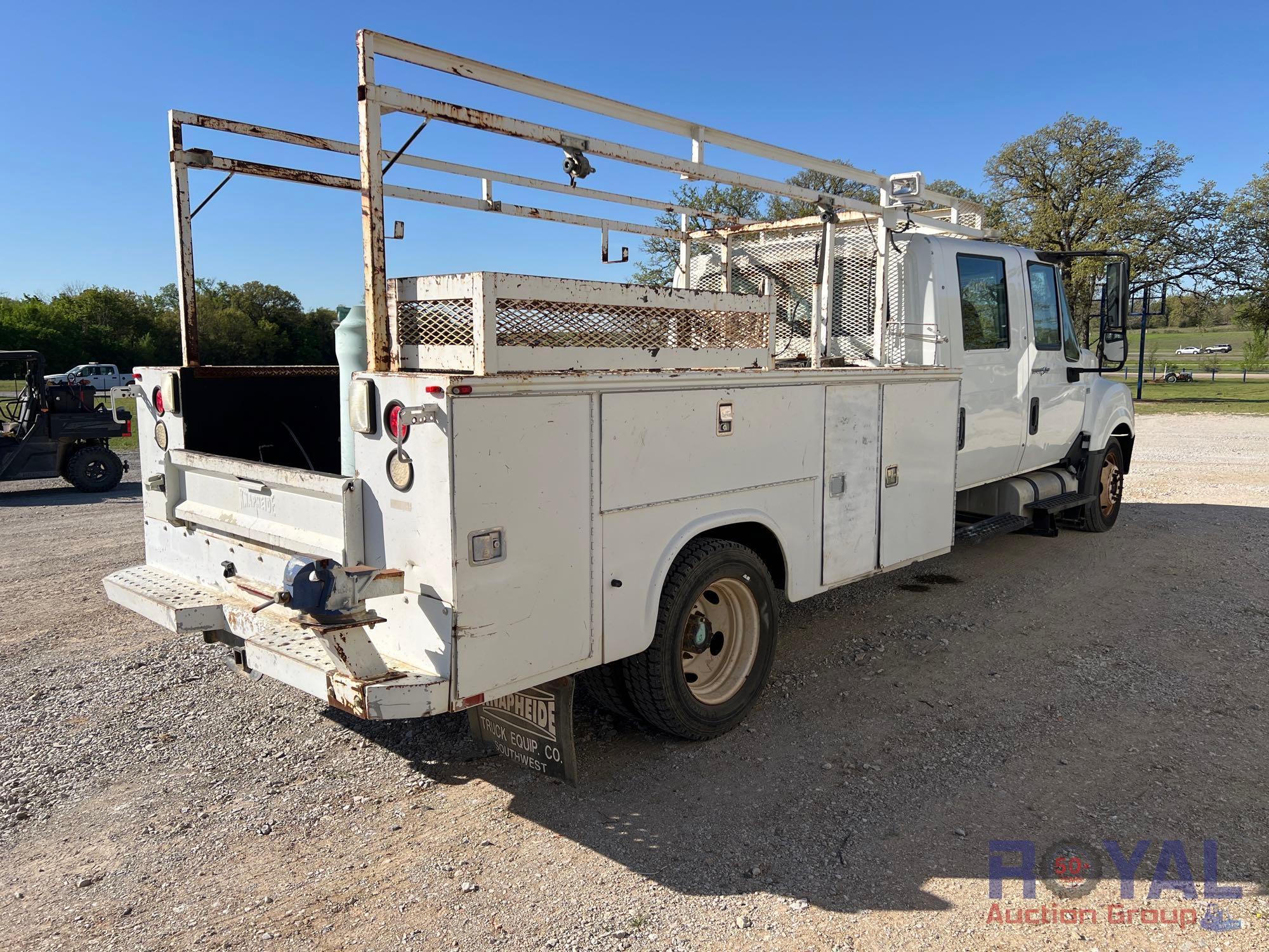 2013 International Terra Star Crew Cab Service Truck