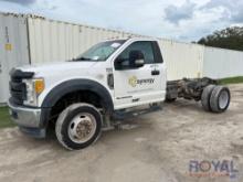 2017 Ford F550 4x4 Cab And Chassis