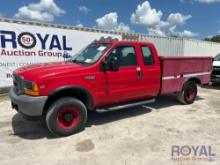 2001 Ford F250 4x4 Extended Cab Service Truck