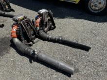 Lot of 2 Husqvarna 580BFS Backpack Blowers