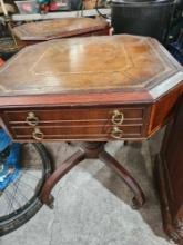 2 vintage lamp tables