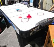 32 by 66 air hockey game.