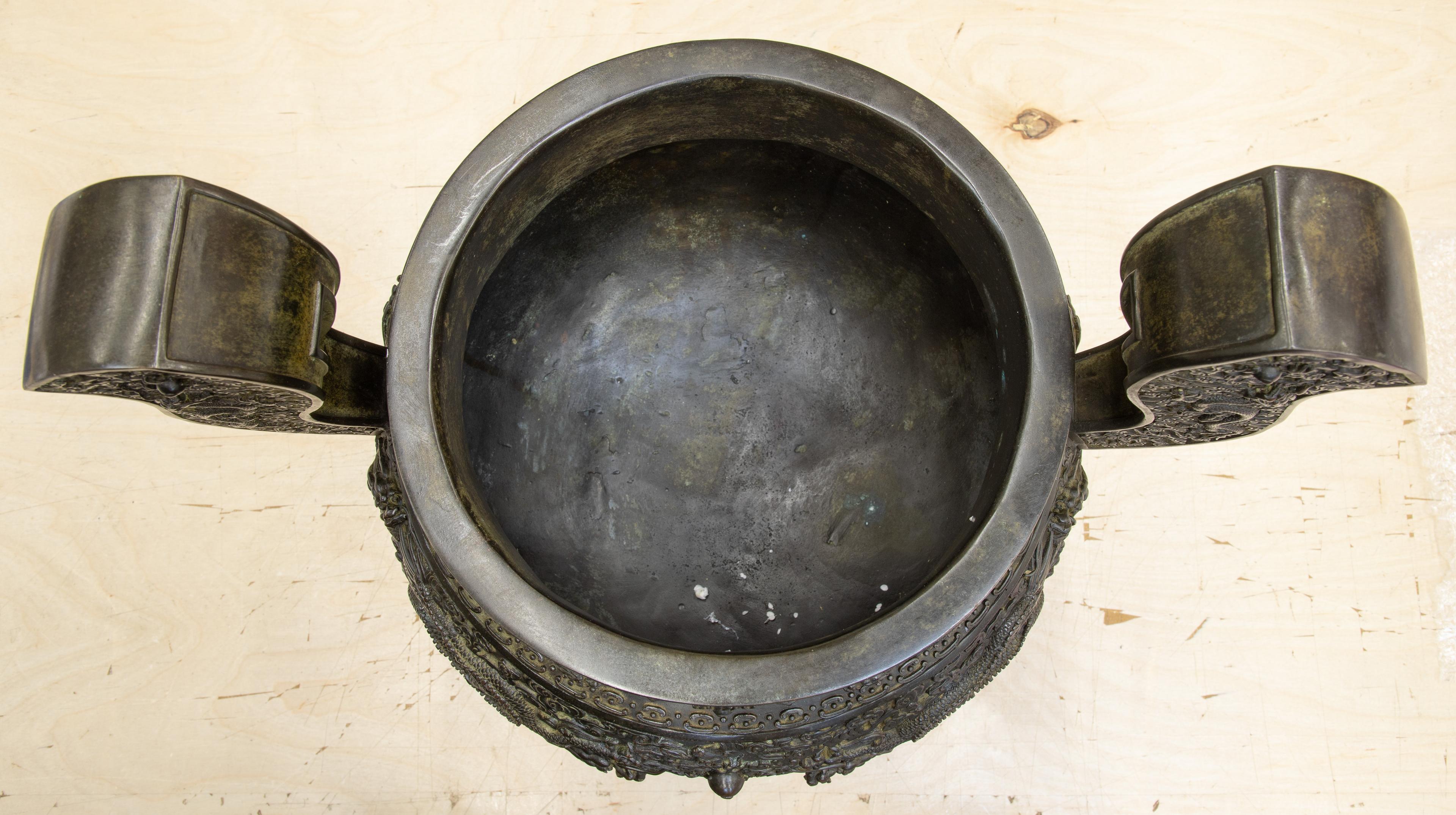 Chinese Ding Style Bronze Censer