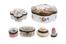 Enamel Trinket Box Assortment