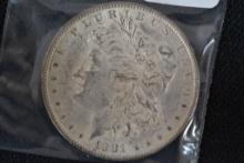 1881 Morgan Dollar; AU