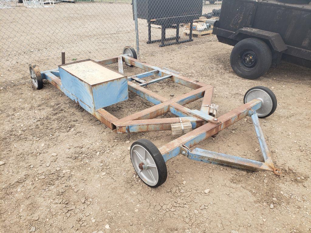 4 Wheel Pull Behind Cart Frame