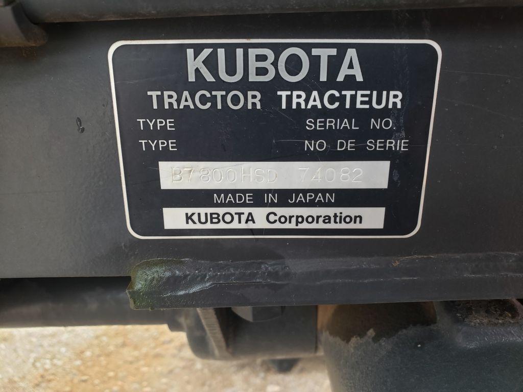 Kubota B7800 B7800HSD Tractor