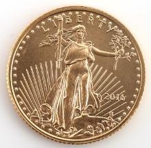 2016 1/10TH OZ GOLD AMERICAN EAGLE COIN