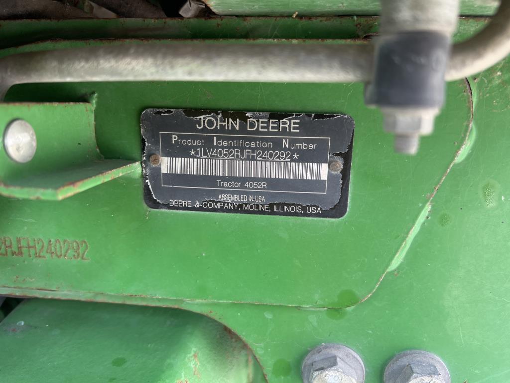 John Deere 4052r Tractor R/k