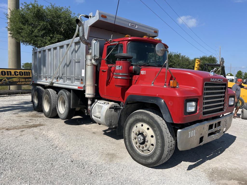 2000 Mack Rd688s Tri Axle Dump Truck W/t R/k