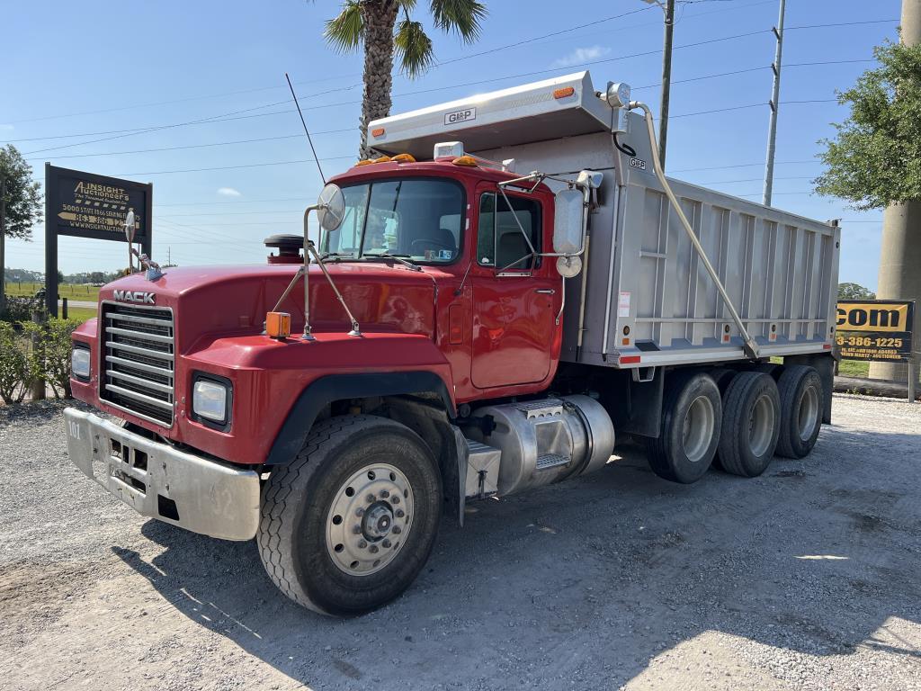 2000 Mack Rd688s Tri Axle Dump Truck W/t R/k