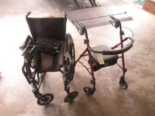 WHEEL CHAIR AND WALKER