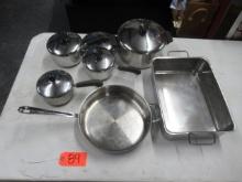 COOKING POTS AND PANS