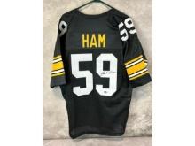 Jack Ham signed Steelers jersey Beckett cert