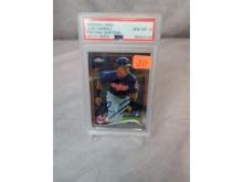 Jose Ramirez, PSA gem mint 10, auto grade, Topps Chrome