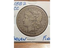 1882CC MORGAN DOLLAR F