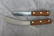 2 CASE KNIVES CHROMIUM 5700 AND 509-6