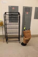 Wire Rack and Basket Display