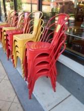 outdoor cafe chairs