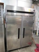 Delfield 2-door stainless refrigerator