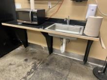 Wall Mounted Sink Table