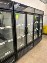 True Natural Refrigerant Two Glass Door Freezer