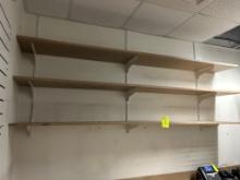 Group Of 96in x 14in Wall Shelves