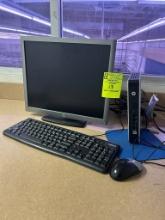 HP Thin Client W/ Monitor, Keyboard, Mouse